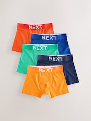 Bright Plain Trunks 5 Pack (1.5-16yrs) - Image 1 of 9