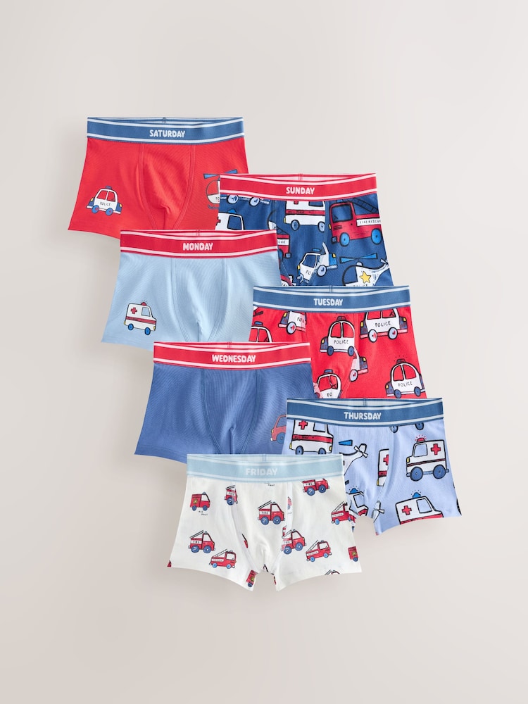Krankenwagenprint - Boxershorts 7er-Pack (1.5–16 Jahre) - Bild 1 von 11