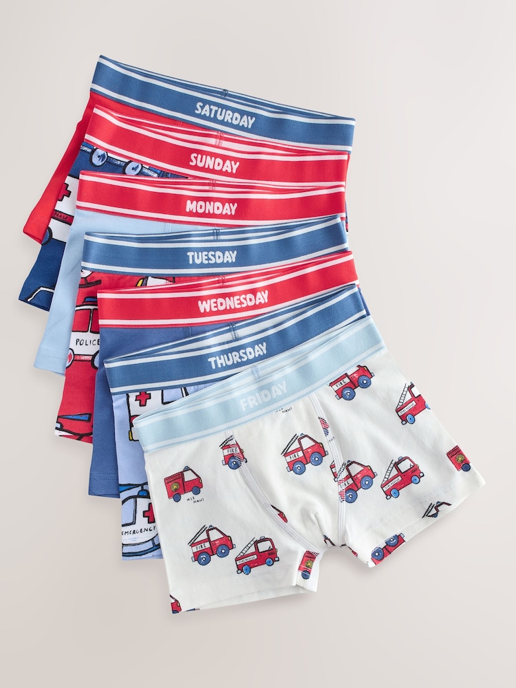 Vozilo za hitne slučajeve Print - Bokserice Trunks 7 Pack (1.5-16god) - Image 10 of 11