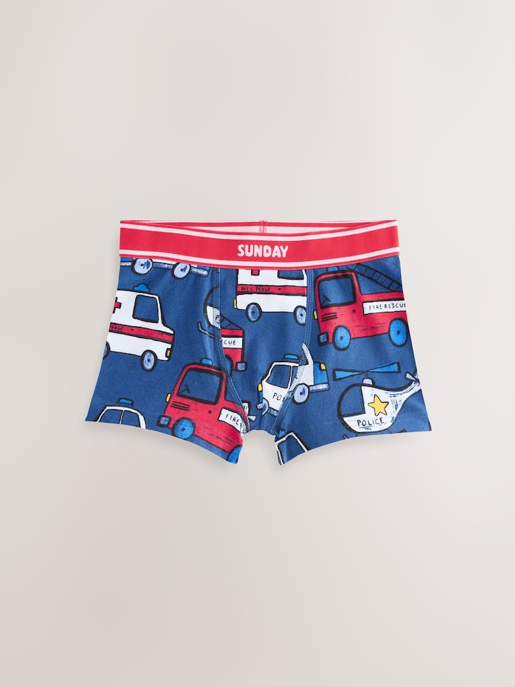 Vozilo za hitne slučajeve Print - Bokserice Trunks 7 Pack (1.5-16god) - Image 3 of 11