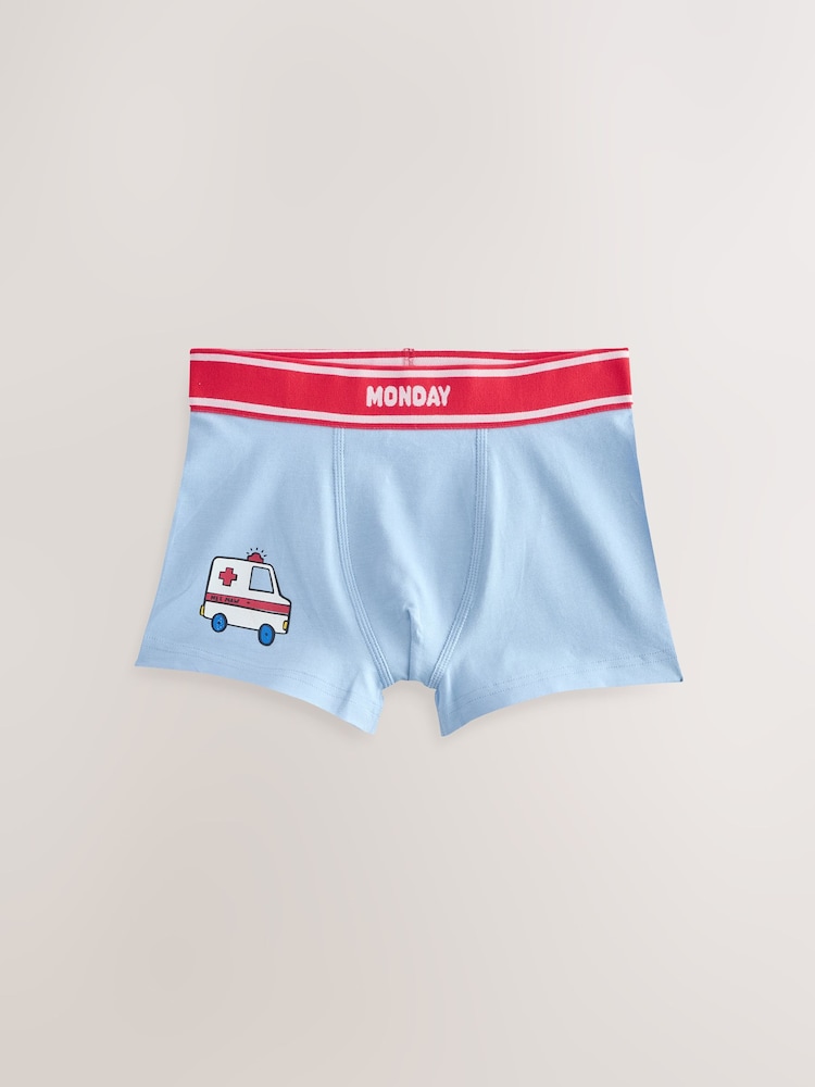 Vozilo za hitne slučajeve Print - Bokserice Trunks 7 Pack (1.5-16god) - Image 4 of 11
