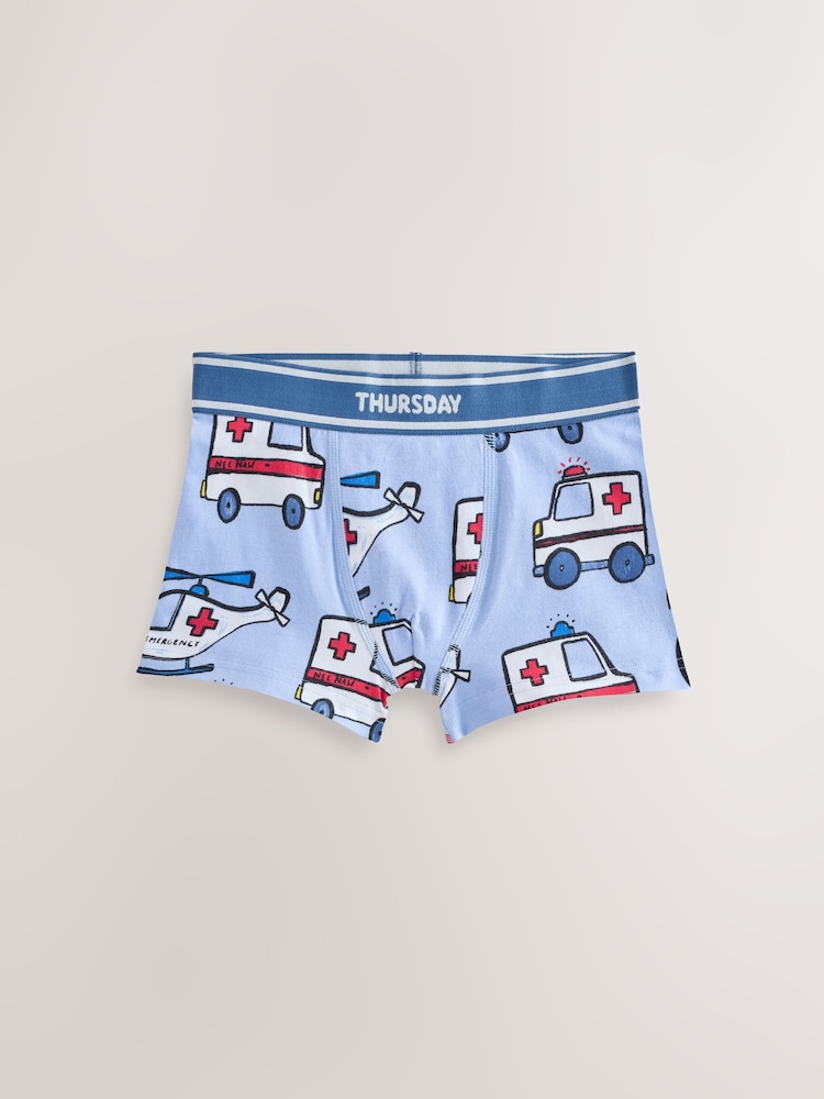 Vozilo za hitne slučajeve Print - Bokserice Trunks 7 Pack (1.5-16god) - Image 7 of 11