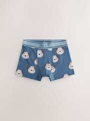 Blue/Green Animal Print Boxers Trunks 5 Pack (1.5-12yrs) - Image 4 of 9