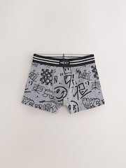 Grafitti Skull Print Trunks 5 Pack (2-16yrs) - Image 3 of 9