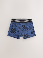 Grafitti Skull Print Trunks 5 Pack (2-16yrs) - Image 6 of 9
