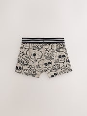 Grafitti Skull Print Trunks 5 Pack (2-16yrs) - Image 7 of 9