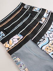 Pastel Grafitti Print Trunks 7 Pack (2-16yrs) - Image 10 of 11
