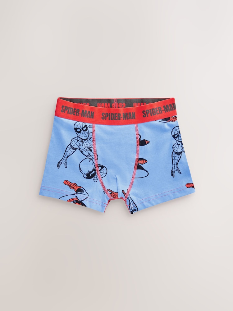 Red Spiderman Trunks 5 pack (1.5-10yrs) - Image 3 of 9