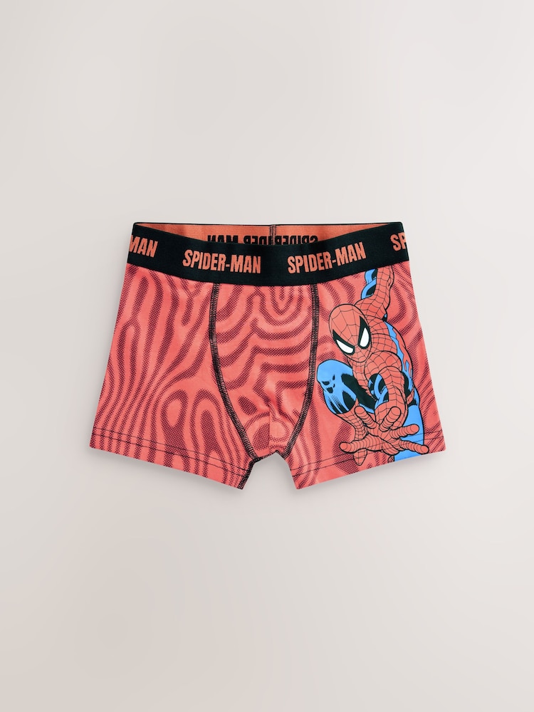 Red Spiderman Trunks 5 pack (1.5-10yrs) - Image 4 of 9