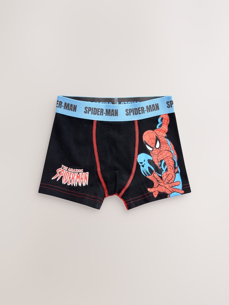 Red Spiderman Trunks 5 pack (1.5-10yrs) - Image 5 of 9