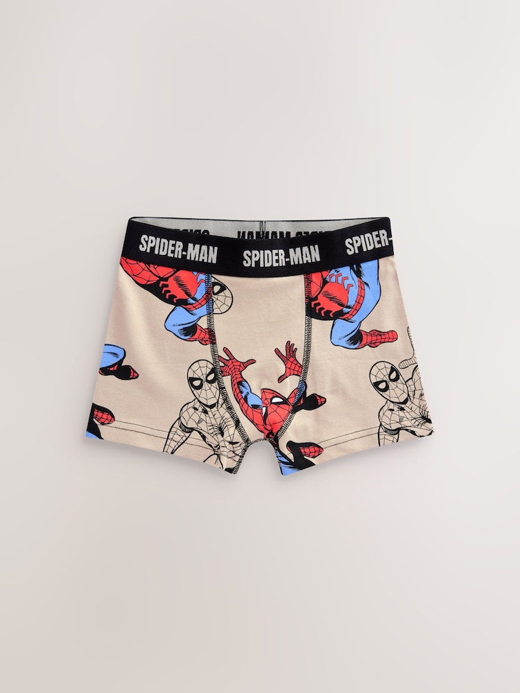 Red Spiderman Trunks 5 pack (1.5-10yrs) - Image 6 of 9