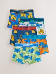 Primary Animals Boxers Trunks 5 Pack (1.5-12yrs) - Image 1 of 9