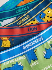 Primary Animals Boxers Trunks 5 Pack (1.5-12yrs) - Image 8 of 9