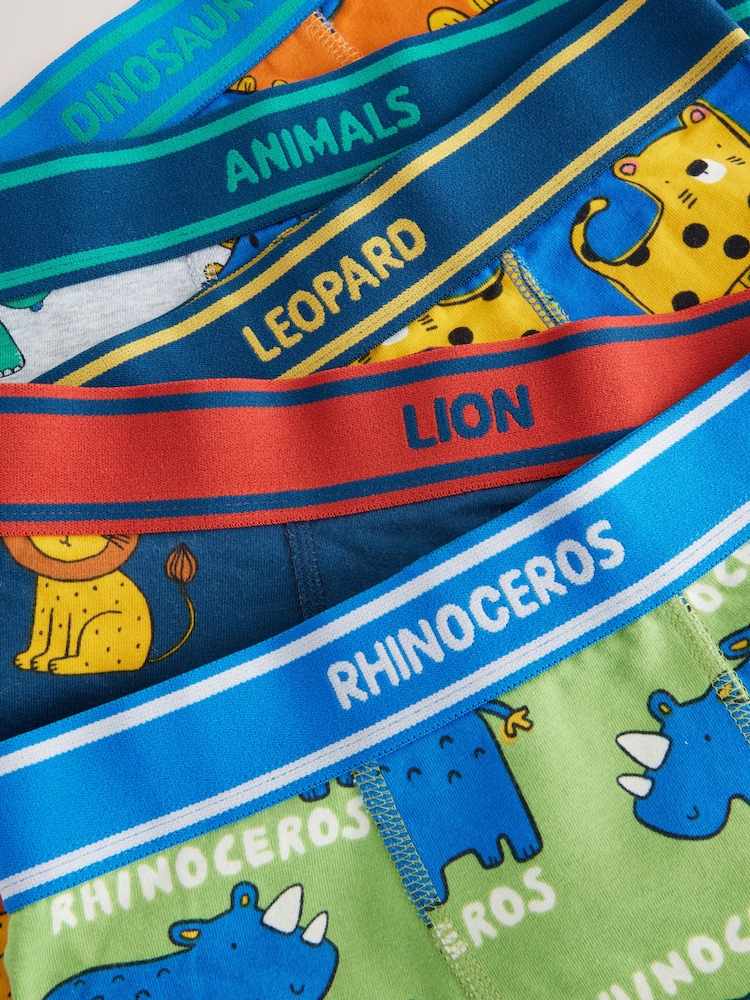 Primary Animals Boxers Trunks 5 Pack (1.5-12yrs) - Image 8 of 9