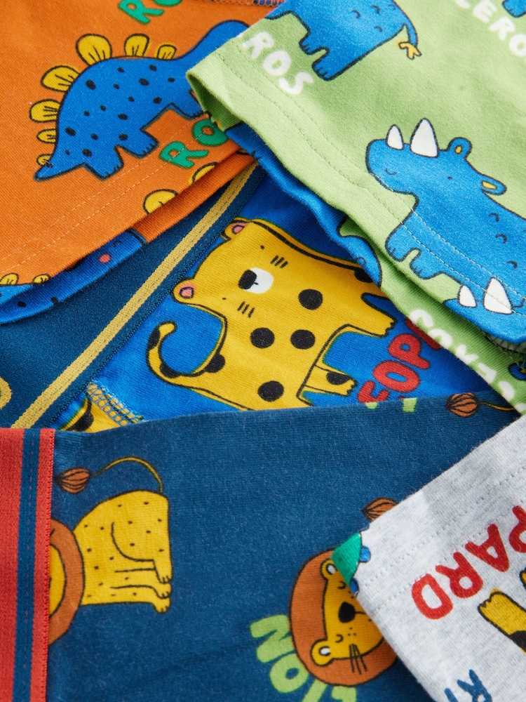 Primary Animals Boxers Trunks 5 Pack (1.5-12yrs) - Image 9 of 9