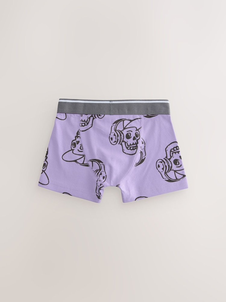 Skeleton Print Trunks 5 Pack (2-16yrs) - Image 3 of 9