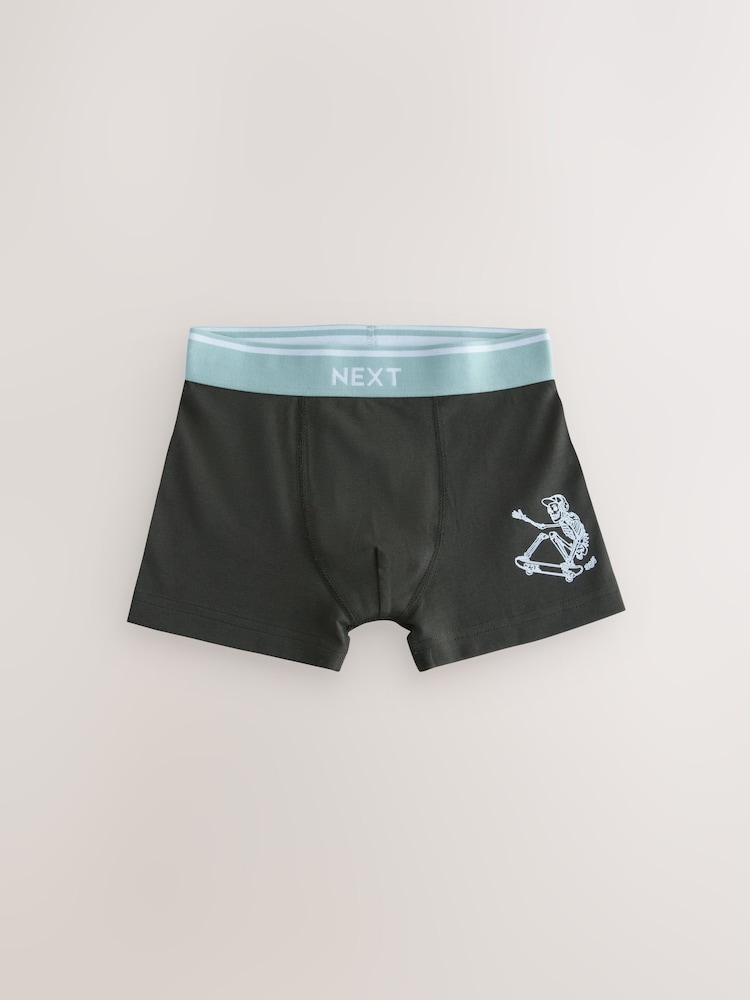 Skeleton Print Trunks 5 Pack (2-16yrs) - Image 5 of 9