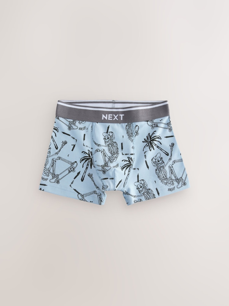 Skeleton Print Trunks 5 Pack (2-16yrs) - Image 6 of 9