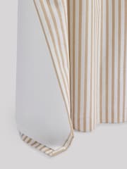 Rust Stripe Eyelet Blackout Curtains - Image 7 of 8