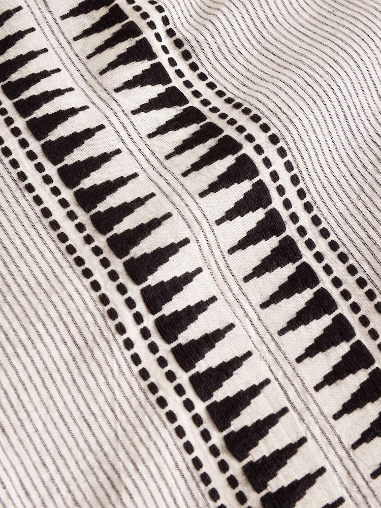 Negro/Blanco - Pantalones de jacquard - Imagen 8 de 8 Negro/Blanco - Pantalones de jacquard - Imagen 8 de 8