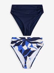 Simply Be Blue Magisculpt Classic Briefs 2 Pack - Image 5 of 7