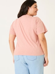 FatFace Lily Nude Pink 100% Cotton T-Shirt - Image 6 of 10