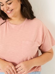 FatFace Lily Nude Pink 100% Cotton T-Shirt - Image 8 of 10