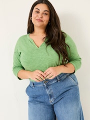 FatFace 3/4 Sleeve T-Shirt - Image 5 of 9