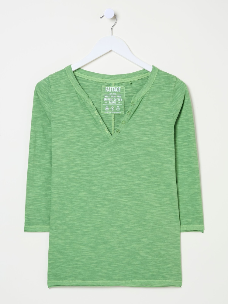 FatFace 3/4 Sleeve T-Shirt - Image 9 of 9
