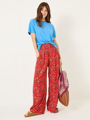 FatFace Lily Bright Blue 100% Cotton T-Shirt - Image 3 of 10