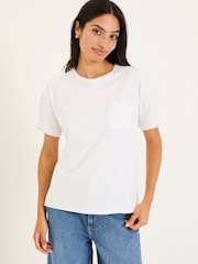 FatFace Lily White 100% Cotton T-Shirt - Image 1 of 5