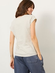 FatFace Grey Sea Graphic 100% Cotton T-Shirt - Image 2 of 9
