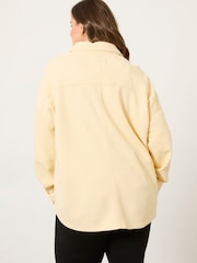 FatFace Sage Yellow Waffle Overhead 100% Cotton Top - Image 8 of 12