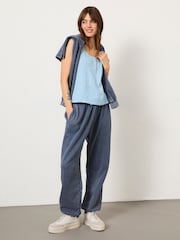 FatFace Blue Gigi Scoop Vest - Image 3 of 10