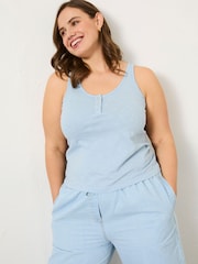 FatFace Blue Gigi Scoop Vest - Image 6 of 10