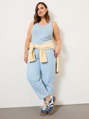 FatFace Blue Gigi Scoop Vest - Image 8 of 10