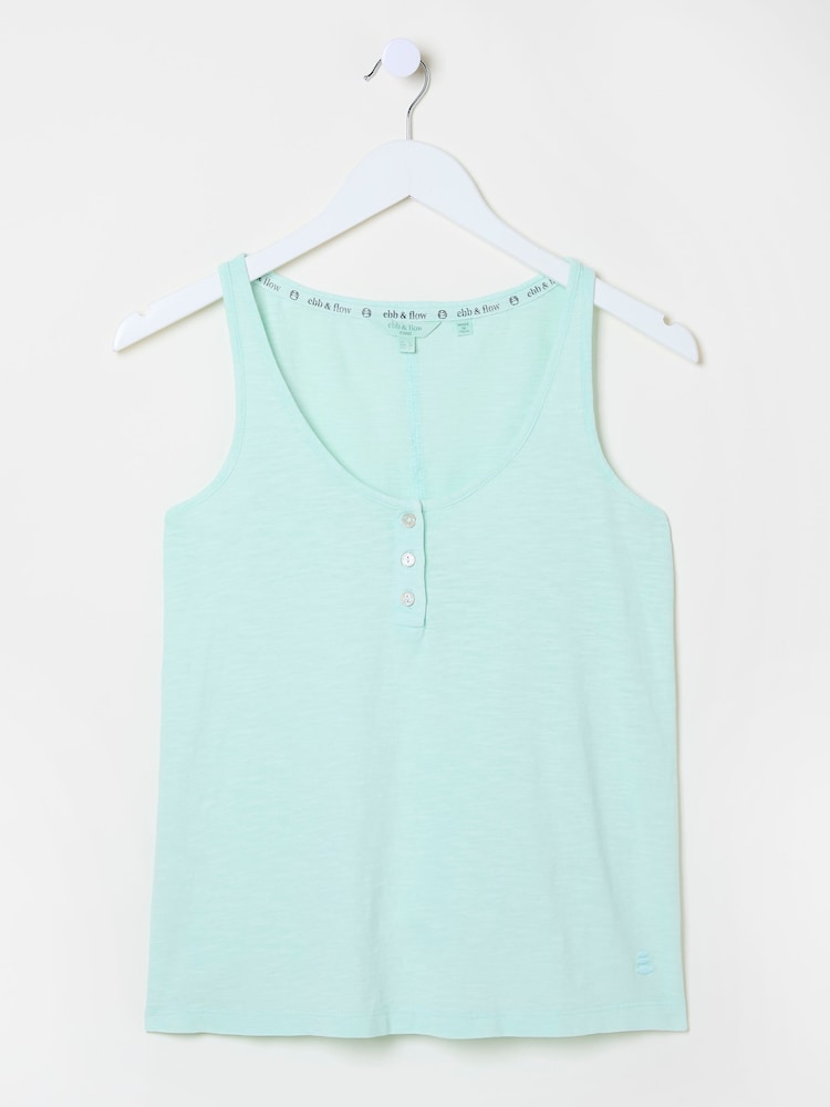 FatFace Aqua Blue Gigi Scoop Vest - Image 10 of 10 FatFace Aqua Blue Gigi Scoop Vest - Image 10 of 10
