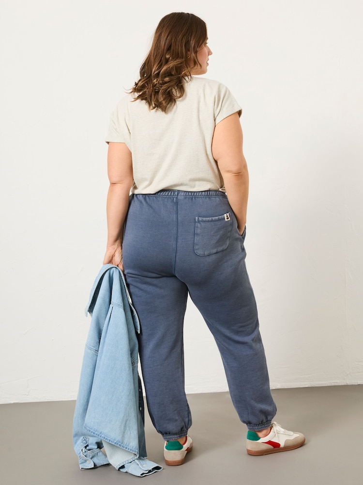 FatFace Blue Hope Sweat 100% Organic Cotton Joggers - Image 8 of 12