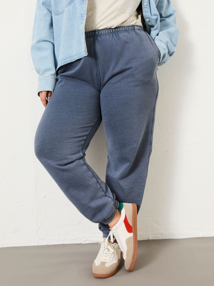 FatFace Blue Hope Sweat 100% Organic Cotton Joggers - Image 9 of 12