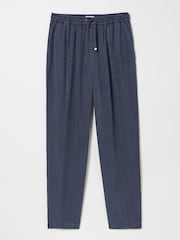 FatFace Navy Blue Tia Trousers - Image 10 of 10