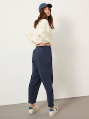 FatFace Navy Blue Tia Trousers - Image 2 of 10