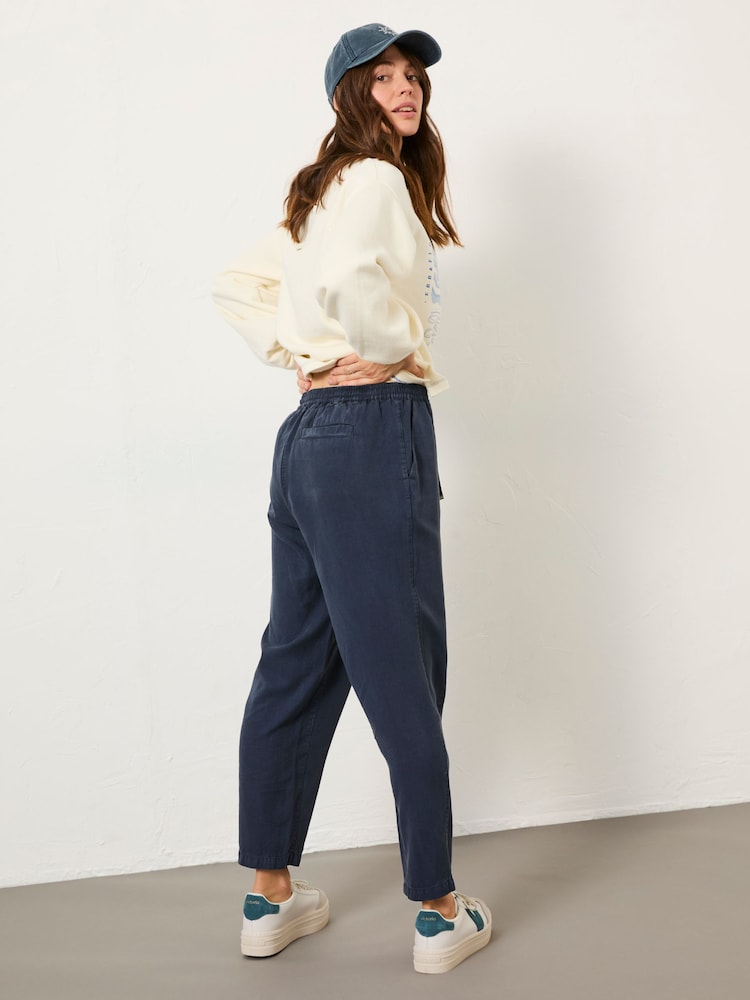 FatFace Navy Blue Tia Trousers - Image 2 of 10