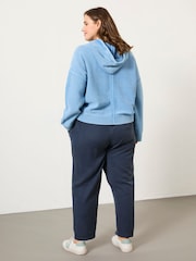 FatFace Navy Blue Tia Trousers - Image 6 of 10