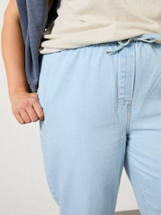 FatFace Chambray Blue Drew Trousers - Image 10 of 11