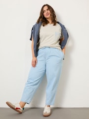 FatFace Chambray Blue Drew Trousers - Image 6 of 11