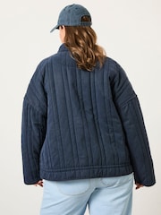 FatFace Navy Mabel Quilted Jacket - Image 7 of 10