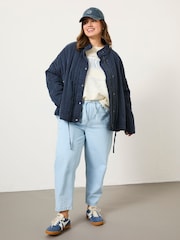 FatFace Navy Mabel Quilted Jacket - Image 8 of 10
