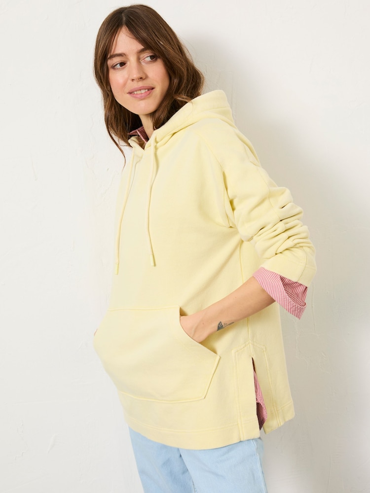 FatFace Luna Yellow 100% Cotton Hoodie - Image 1 of 11
