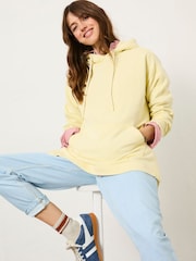 FatFace Luna Yellow 100% Cotton Hoodie - Image 4 of 11