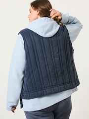 FatFace Navy Quilted Gilet - Image 6 of 11